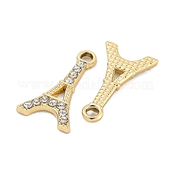 UV Plating Alloy Rhinestone Pendants&nbsp;ALRI-C009-12G