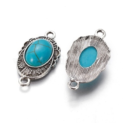 Synthetic Turquoise Links connectors&nbsp;TIBE-F019-02AS
