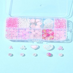 DIY Round Acrylic Beads Jewelry Making Findings Kits&nbsp;DIY-FS0007-05