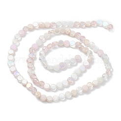 Gradient Color Electroplate Glass Bead Strands&nbsp;X1-GLAA-E042-03E