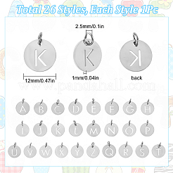 1 Set 201 Stainless Steel Charms&nbsp;STAS-SC0021-40
