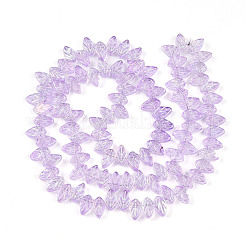 Electroplate AB Color Plated Glass Beads Strands&nbsp;EGLA-B004-02A-NA01