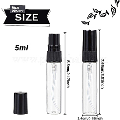 Mini Refillable Glass Spray Bottles&nbsp;MRMJ-BC0002-12B
