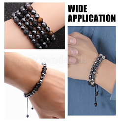 2 Strands Non-magnetic Synthetic Hematite Beads Strands&nbsp;G-AR0005-90