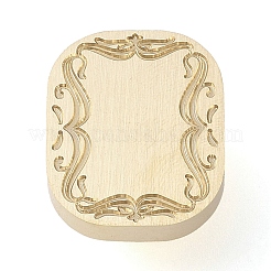Flower Frame Brass Stamp Heads&nbsp;AJEW-M037-05G-02