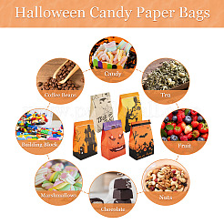 20Pcs 5 Styles Halloween Candy Paper Bags&nbsp;ABAG-TA0001-39