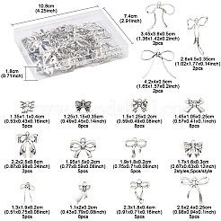 80Pcs 16 Styles Tibetan Style Alloy Pendants&nbsp;TIBEP-FS0001-31