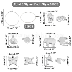 DIY Animal Pendant Wine Glass Charm Tags Making Kit&nbsp;DIY-UN0003-26