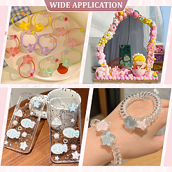 116Pcs 18 Styles Transparent Resin Cabochons&nbsp;RESI-PH0002-65