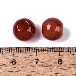 Natural Carnelian(Dyed & Heated) European Beads&nbsp;G-Q607-03C