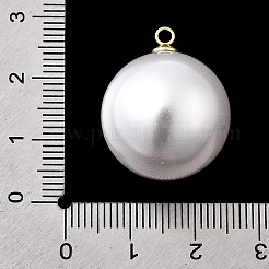 ABS Plastic Imitation Pearl Pendants&nbsp;FIND-H052-01K-02G