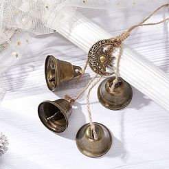 Iron Bell Pendant Decoration&nbsp;HJEW-JM02245