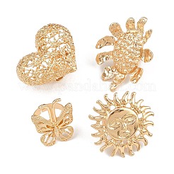 Alloy Adjustable Finger Rings Sets for Women&nbsp;RJEW-B071-02G