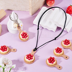 5Pcs Opaque Resin Big Pendants&nbsp;PALLOY-TAC0236