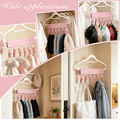 Fabric Hanging Clothes Peg Organizer&nbsp;AJEW-WH0455-394C