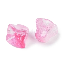 Transparent Spray Paint Glass Beads&nbsp;GLAA-H035-03E