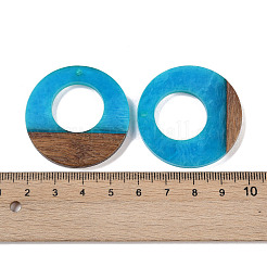 Resin & Wood Pendants&nbsp;WOOD-F015-14D