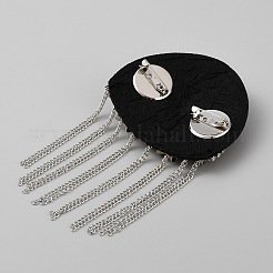 Iron Chain Tassel Epaulettes&nbsp;FIND-WH0191-05