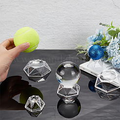 12Pcs 3 Style Acrylic Globe Stone Display Stand&nbsp;DJEW-GA0001-44