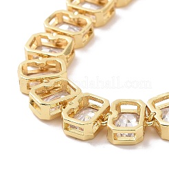 Clear Cubic Zirconia Tennis Bracelet&nbsp;BJEW-E015-02G