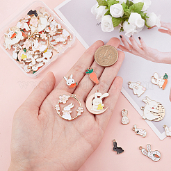48Pcs 12 Style Alloy Enamel Pendants&nbsp;ENAM-SC0002-83