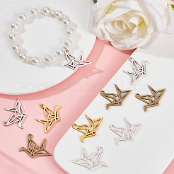 40Pcs 4 Colors Tibetan Style Alloy Pendants&nbsp;FIND-SC0001-81
