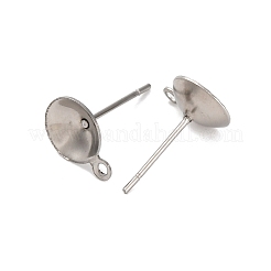 Anti-Tarnish 304 Stainless Steel Stud Earring Findings&nbsp;STAS-S151-01P-E