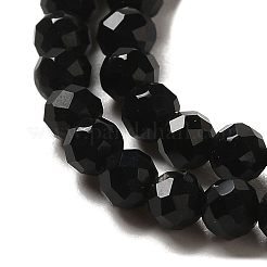 Natural Black Onyx Beads Strands&nbsp;X-G-K020-3mm-30