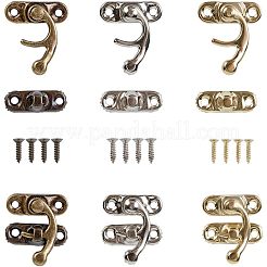 Iron Wooden Box Lock Catch Clasps&nbsp;IFIN-OC0001-01