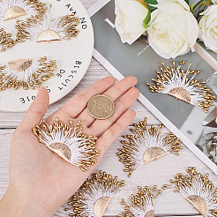 Polycotton(Polyester Cotton) Tassel Pendant Decorations&nbsp;LS-FIND-T041-12