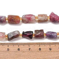 Natural Multicolor Tourmaline Beads Strands&nbsp;G-D110-H02-02