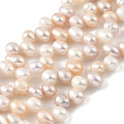 Natural Cultured Freshwater Pearl Beads Strands&nbsp;PEAR-A006-28C-X