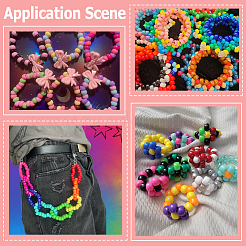 800Pcs Opaque Plastic Beads&nbsp;KY-SP0001-47B