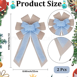 Nylon Bowknot Garment Accessories&nbsp;AJEW-WH20130-04C