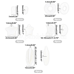 Natural Freshwater Shell Pendants&nbsp;SHEL-FH0001-04