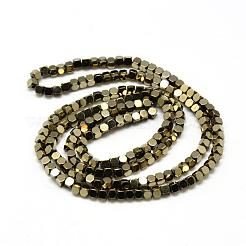 Electroplate Non-magnetic Synthetic Hematite Beads Strands&nbsp;G-Q486-61A