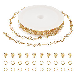 DIY 304 Stainless Steel Chain Necklace Making Kits&nbsp;DIY-TA0012-14