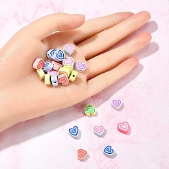 65~70Pcs Handmade Polymer Clay Beads&nbsp;CLAY-YW0001-47