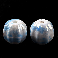 Handmade Pearlized Porcelain Beads&nbsp;X1-PORC-G010-02C