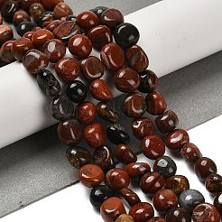 Natural Brecciated Jasper Beads Strands&nbsp;G-P497-01E-11