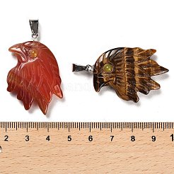 Natural & Synthetic Mixed Gemstone Pendants&nbsp;G-M424-04P
