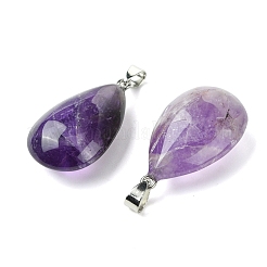 Natural Banded Amethyst Pendants&nbsp;GG-K002-09O