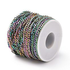 304 Stainless Steel Cuban Link Chains&nbsp;CHS-P007-31M