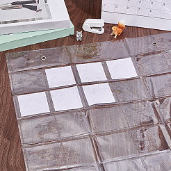 48 Grids PVC Badge Storage Rolls&nbsp;ABAG-WH0046-88