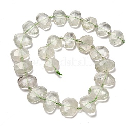Natural Green Quartz Beads Strands&nbsp;G-H078-B21-01