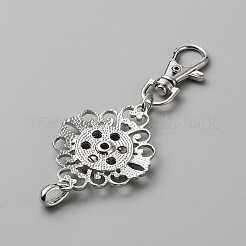 Alloy Snap Button Keychain Making&nbsp;FIND-WH0419-07B