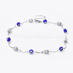 Evil Eye Lampwork Jewelry Sets&nbsp;SJEW-JS01041-02