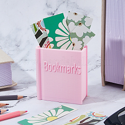 Plastic Book-shaped Bookmark Holder&nbsp;AJEW-WH0596-545A