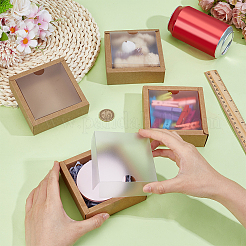 Foldable Square Paper Storage Gift Boxes&nbsp;CON-WH0110-42B-03