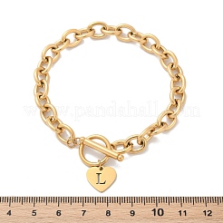 Golden 304 Stainless Steel Charm Bracelets&nbsp;LS-NJEW-K284-01G-L